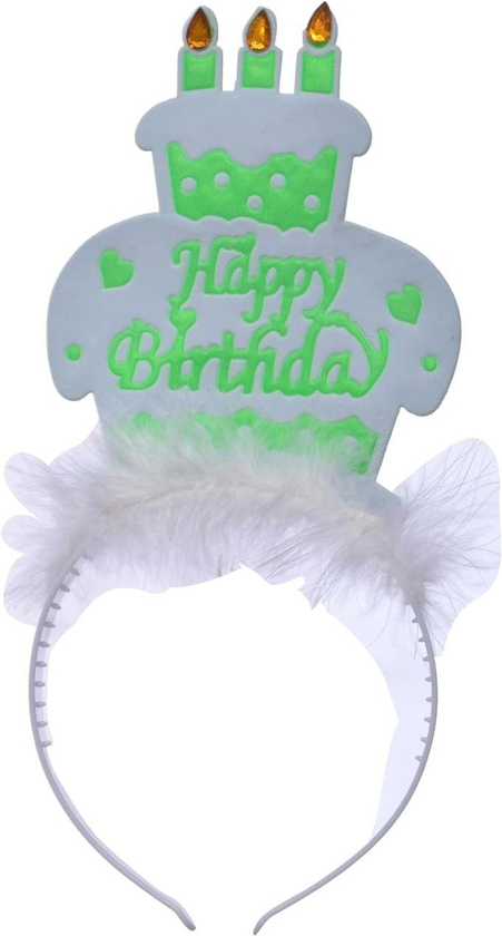 The Head Collar With The Design Of Christmas Candles For Children's Parties- 3 Pieces