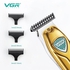 VGR حامل موبيل وتابلت خشبي هدية +ماكينة حلاقة الشعر الاحترافية - V-911
