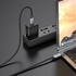 Hoco US05 - USB-C To USB-C, USB4 100W Charging Data Cable, High-Speed Transmission, Video 4k 60Hz Screen Mirroring, Aluminum Alloy Shell, Data Transfer Rate 20Gbps, Up To PD100W (20V 5A), 2M - Black