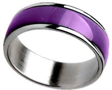 Titanium Steel Colour Changing Ring
