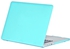 Ozone Rubberized Matte Hard Opaque Case Cover for MacBook 12 '' Retina Display A1534 - Cyan