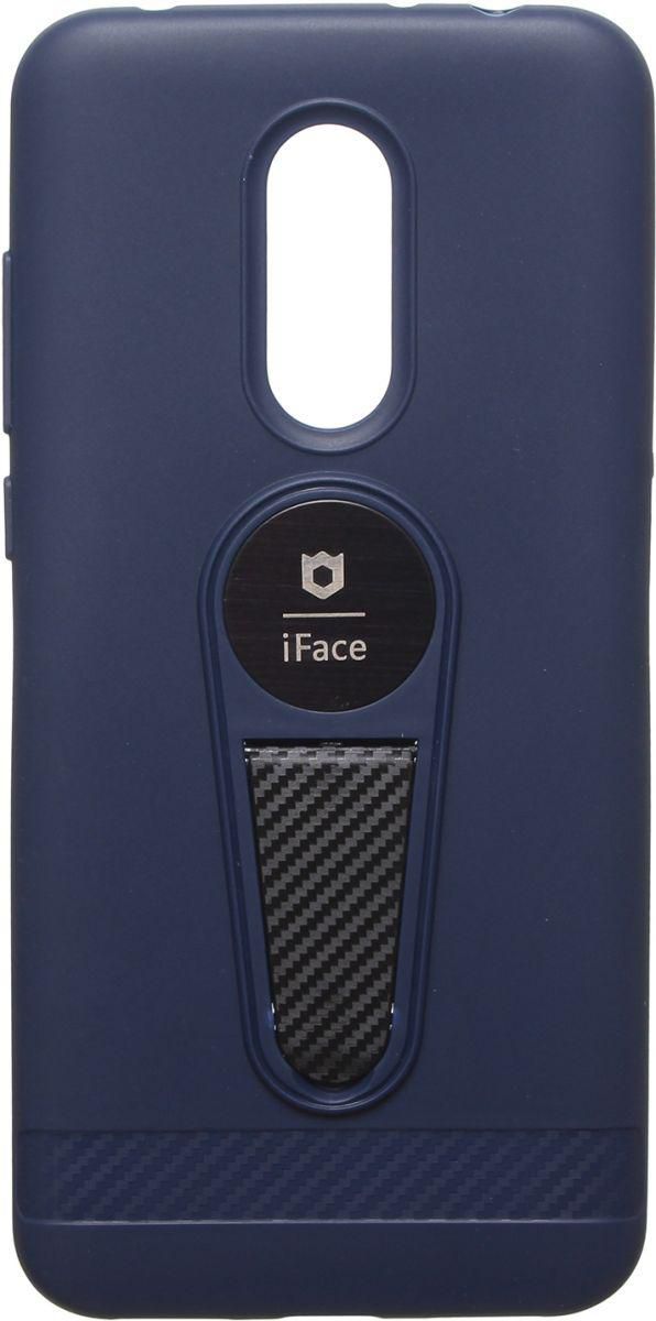 Iface  Back Cover For Xiaomi Redmi 5 Plus, Blue Black