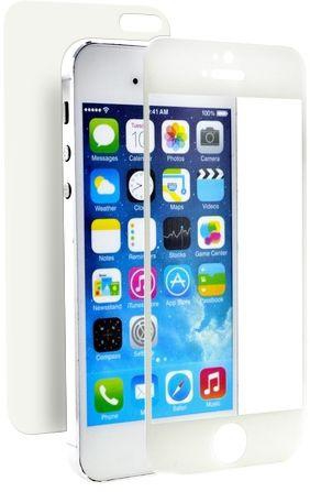 Margoun double side color screen protector for Apple iphone 5S - WHITE
