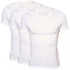 Men's Fitted White Vest Pack Of 3