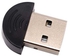 Generic Bluetooth USB 2.0 Micro Adapter Dongle - Black