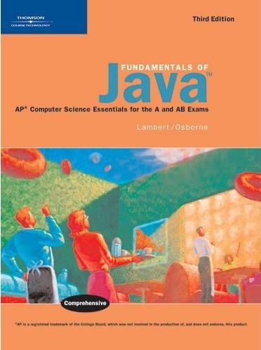 Fundamentals of Java: AP* Computer Science Essentials for the A & AB Exams
