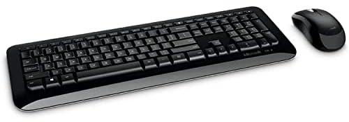 Microsoft Wireless Desktop 850 Keyboard and Mouse - Black, UK layout (QWERTY)