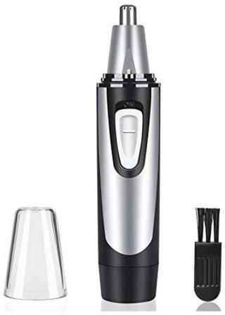 Ear And Nose Hair Trimmer Set Silver/Black