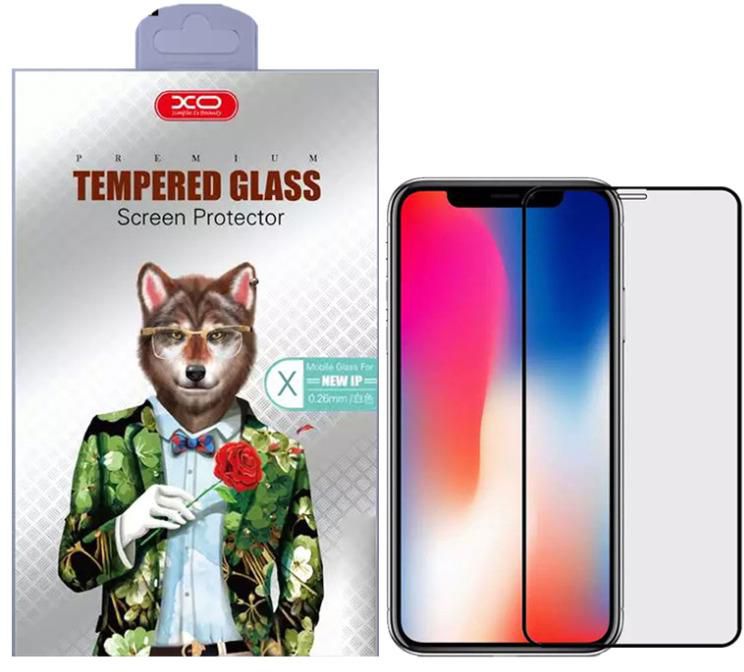 XO Screen Protector For Apple iPhone X With 3D Tempered Glass (RAM)