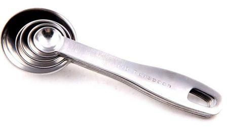Universal Steel Measuring Spoons Set Of 6 Accurate Spoons