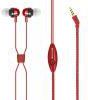 Promate Vogue Sports Tangle-Free Fitness Earbuds for iPhone/ iPod/ Samsung/ LG with Microphone - Red