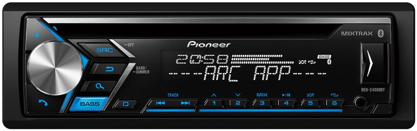 Pioneer DEH-S4050BT Audio receiver with MIXTRAX, Built-in Bluetooth, USB Direct Control for iPod/ iPhone and Certain Android Phones
