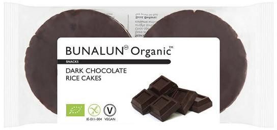 Bunalun Organic 4 Dark Chocolate Rice Cakes 100G