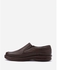 Barkat Slip On Leather Shoes - Brown