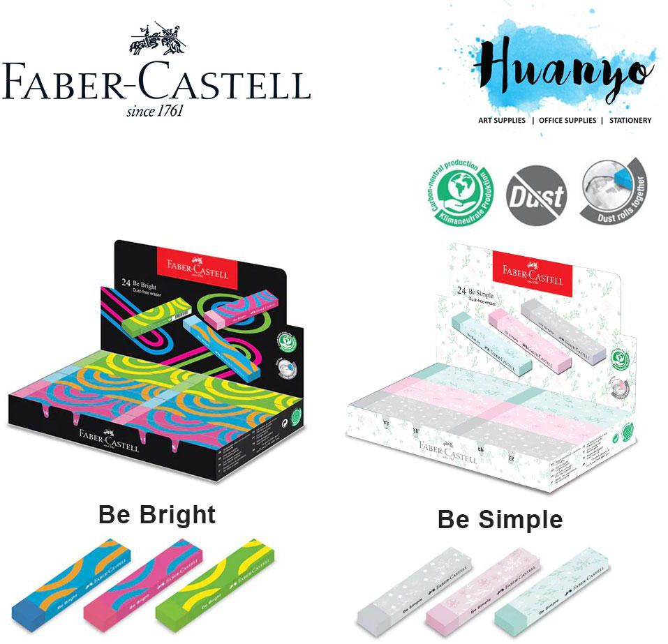 Faber-Castell Be Bright / Be Simple Dust-Free Eraser  (Per Pcs)