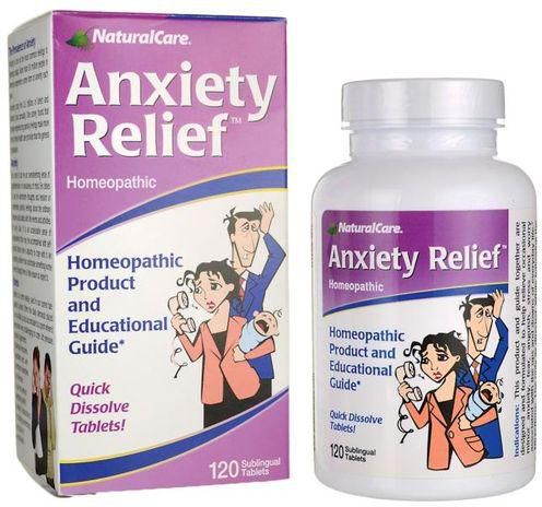 Naturalcare Anxiety Relief 120 Tablets Homeopathic And Educational Guide