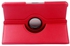 Red 360 Rotating Case cover for Samsung Galaxy Tab 3 10.1 P5200 P5220 P5210