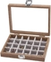 Wood Organizer Box For Accessories-24 Box -(21 * 16cm)-Brown