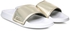Slydes Chrome F Slide Slippers for Women - 4 UK, Nickel