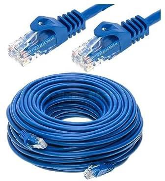 eTECH Cat 6 Ethernet Cable, LAN Ethernet Network Cable With RJ45 Ends Connectors, Internet Cable Compatible With Cat 7/Cat 8/AWG24 Patch Cable, UTP/Cat6/CCA Cable. (CAT6-175Meter, Blue)