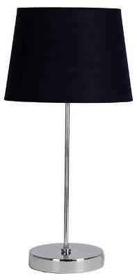 Table Lamp, Silver/Black - QU3
