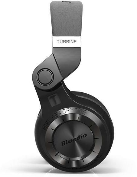 Bluedio Turbine T2 Bluetooth 4.1 Wireless Foldable Stereo Headphones Headset - Black