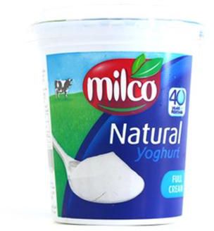 Milco Natural Full Cream Yogurt - 400 g