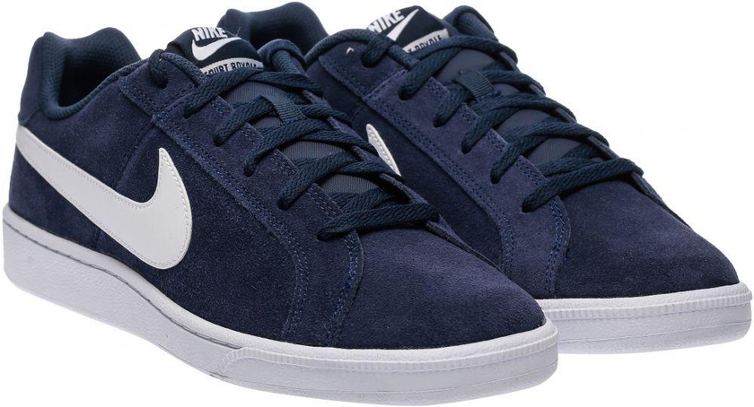 Nike 819802-410 Court Royale Suede Training Shoes for Men - Blue