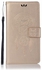 Leather Wallet Case For Xiaomi Redmi Note 4 Case Flip Cover For Xiaomi Redmi Note 5 7 Phone Case Xiaomi Redmi 4X 4A 5 Plus 6 Pro(Gold)