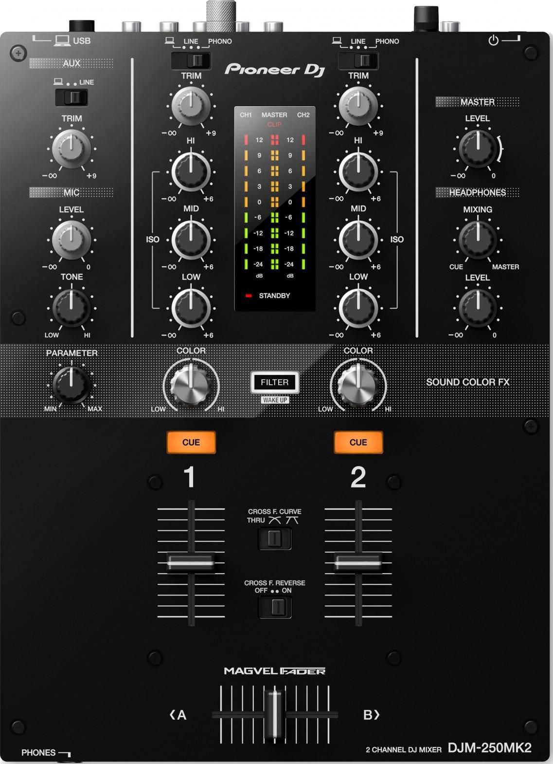 Pioneer DJM-250MK2 DJ Mixer | DJM-250MK2