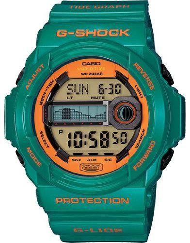 CASIO GLX150B-3 G-SHOCK G-LIDE Men's Watch With Tide Graph And Moon Data