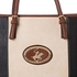 Beverly Hills Polo Club BH9111MU Tote Bag for Women - Black/Cognac