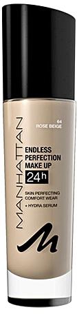 Manhattan Endless Perfection Makeup – Skin Perfecting Comfort Wear - 64 Rose Beige
