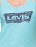 Levis Slim Fit Sleeveless Tank for Women - Xl Blue