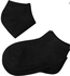 FABRIK 15 Pack (WHITE+BLACK) Kids' Half Cushion Low Cut Athletic Ankle Socks Boys Girls Ankle Socks