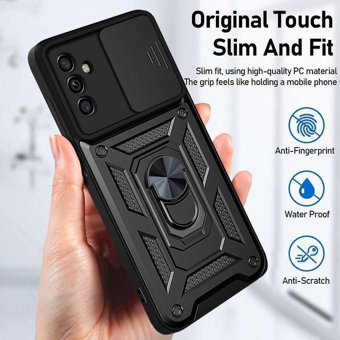 Samsung M52 Sliding Camera Cover Design Protective Case With 360 Degree Rot