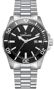 Tornado Men's Analog Black Dial Watch - T22001-sbsb