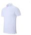Men's Plain Polo T-Shirt 12 In 1 Short-Sleeve-White