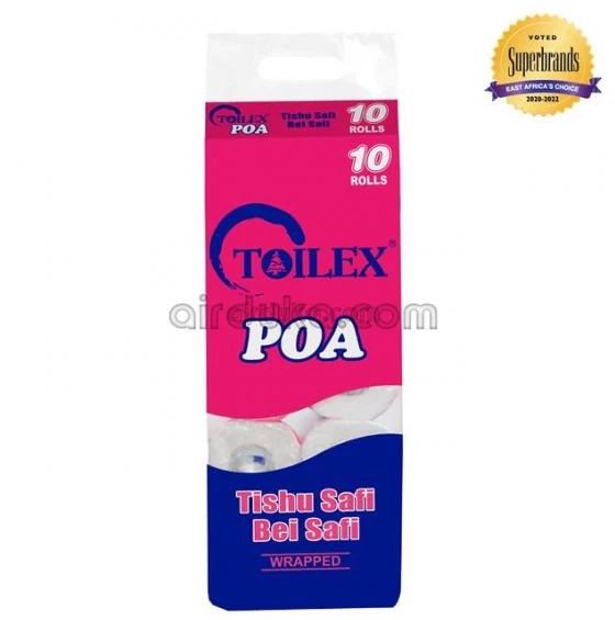 Toilex Poa Toilet Paper  10 Pack Wrapped
