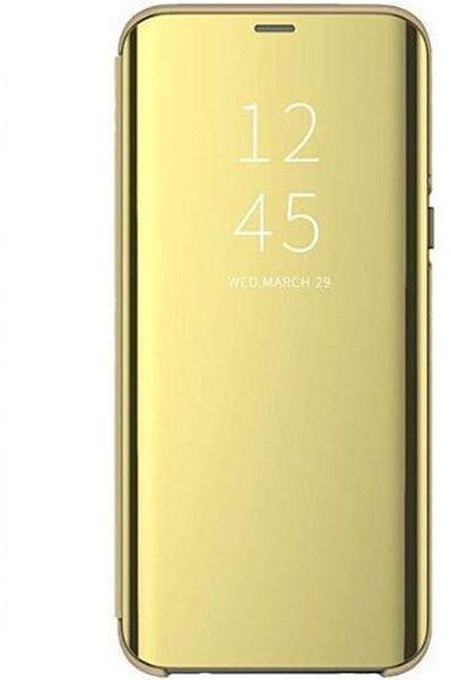 Samsung Galaxy J4 Clear View Case-gold