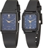 Casio His & Her Blue Dial Resin Band Couple Watch - MQ-38-2A/LQ-142E-2A For Unisex, Analog, Quartz