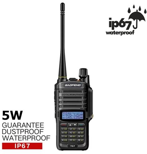 BAOFENG T57 Dual Band 5W IP67 Waterproof Walkie Talkie - 5KM