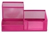 3 Tier Multi-Functional Desk Book File Organizer Rack Pink