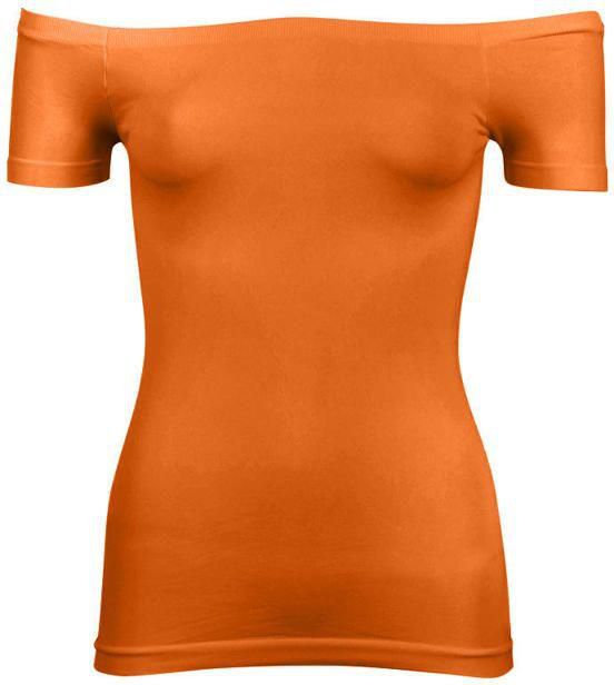 Silvy Nancy T-Shirt For Women - Orange, Large