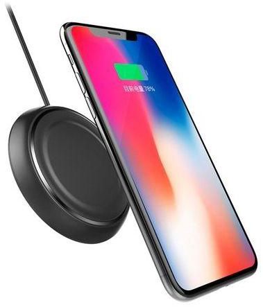 Rock w5 Wireless Charging Disk Charger - Black