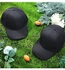 Baseball Caps, Black Baseball Hats, Plain Adjustable Baseball Cap, Classic Panel Hat, Fashionable Dad Hat Fit Outdoor Sports Sun Hat in Summer Fits Men Women, 1 Pcs