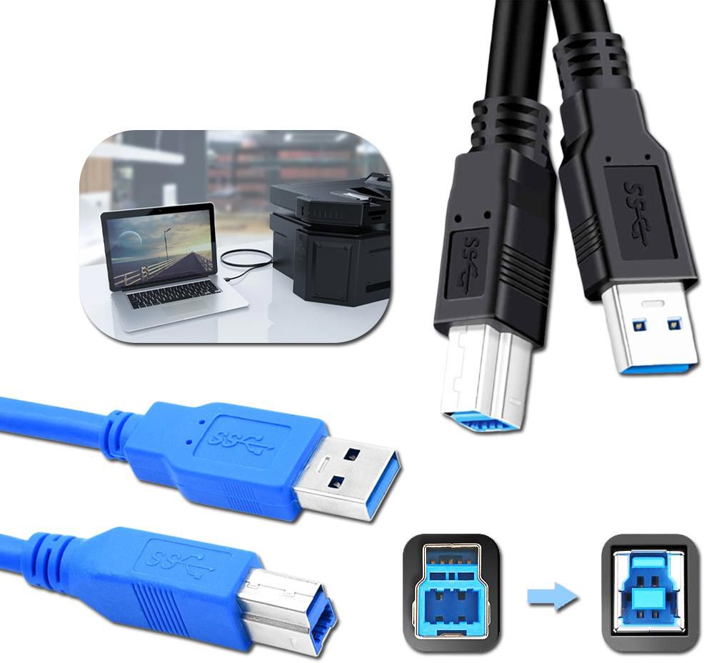 Switch2com USB 3.0 Type A Male to B Male Cable