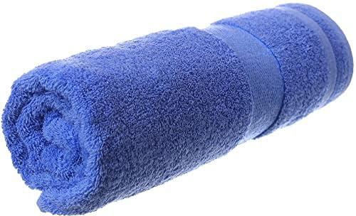 one year warranty_Half Bathrobe Towel With 1 Line - Blue4720
