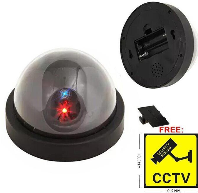 CCTV Dummy Camera Flashing Led Fake Camera Power