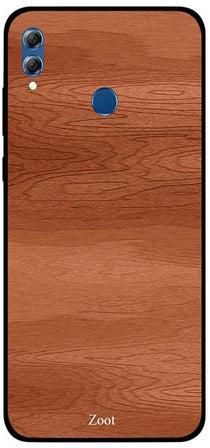 Skin Case Cover -for Huawei Honor 8X Wooden Nornal Brown Wooden Nornal Brown